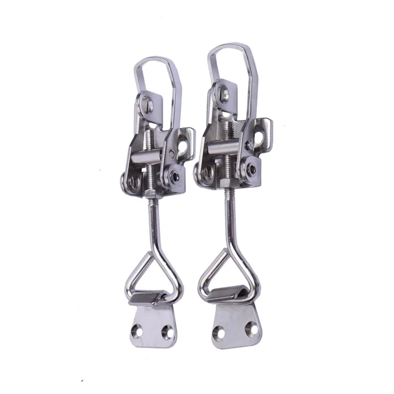 Stainless Steel Anti-Rattle Fastener Marine Boat Latch Locker Hatch Clamp Boat Locker Anti Rattle Latch Fastener Clamp Marine toggle latches decorative latches buckle clamp