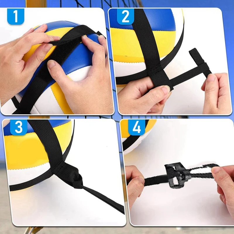 LALA Volleyball Training Aid, Volleyball Spike Hitting Serving Trainer, Adjustable Training Belt Bouncing Trainer