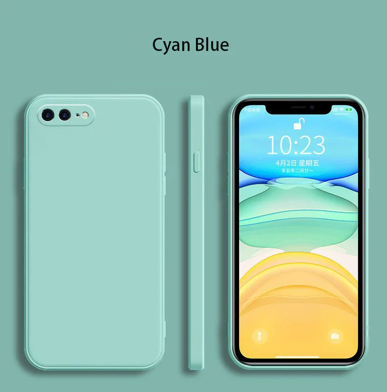 Luxury Shockproof Liquid Silicone Phone Case - Premium TPU Protective Cover