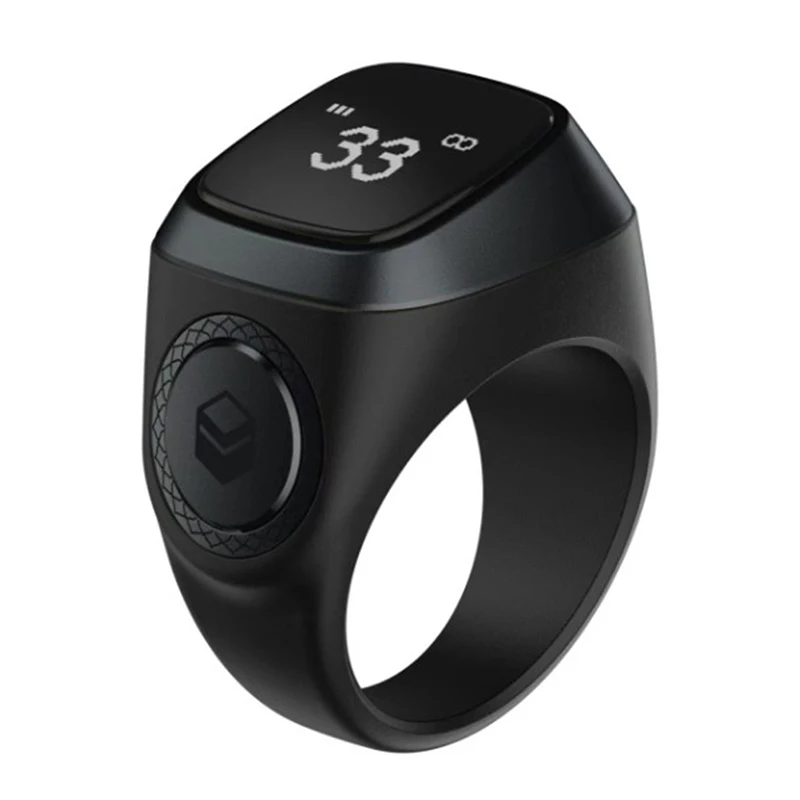 Smart Tasbih Tally Counter Ring Nuovo Di Zecca E Di Alta Qualità Per Musulmani Zikr Digital Tasbeeh 5 Promemoria Tempo Di Preghiera Bluetooth