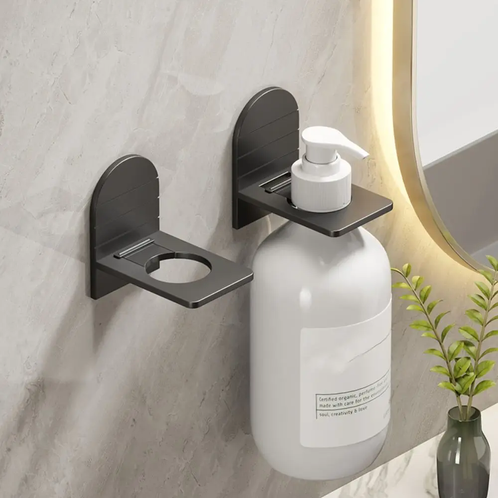 Metal Self-Adhesive Shampoo Bottle Shelf Free of Punch Shower Gel Liquid Bottle Holder Bathroom Kitchen Shelf Organizer Hook storage rack shower shelf bathroom storage shelf storage shelf bathroom accessories bathroom corner shelf shampoo rack shampoo holder