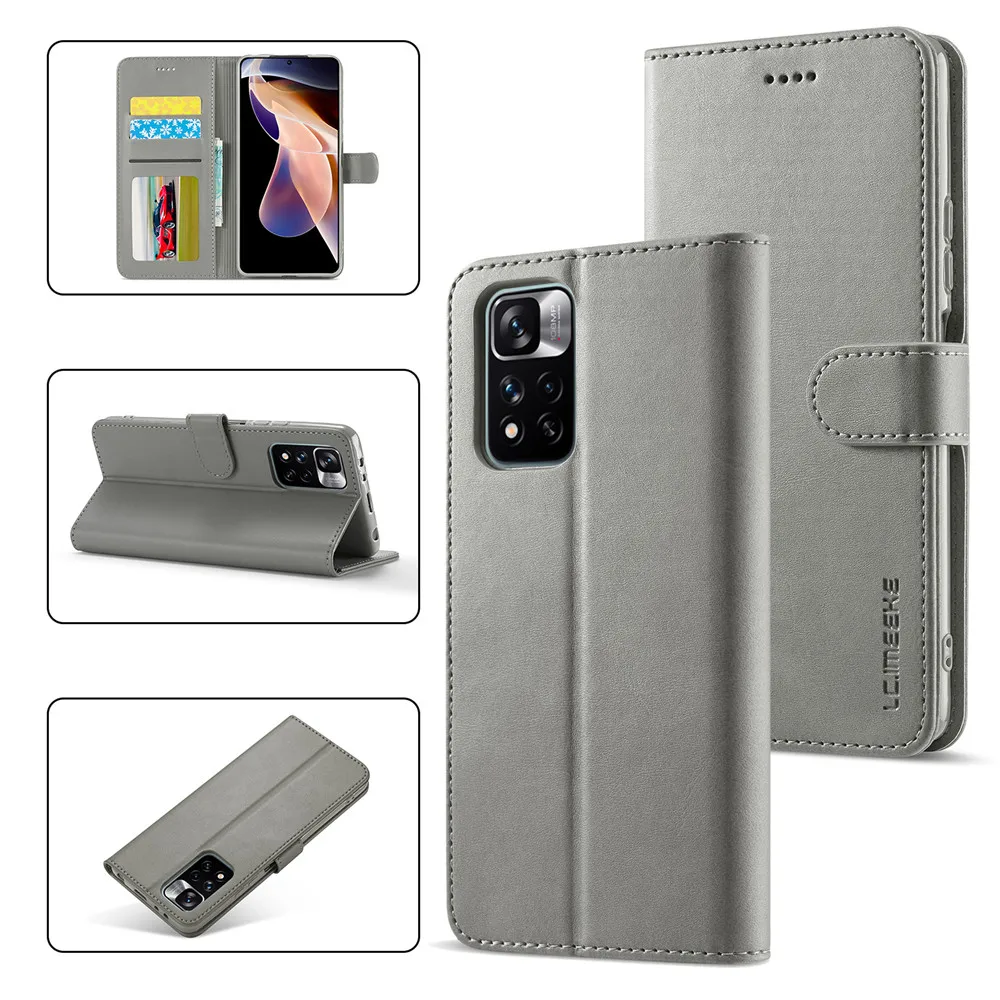 Θήκη για Redmi Note 11 Pro 5G Δερμάτινη θήκη με αναδιπλούμενο κάλυμμα για Redmi Note 4, 5, 7, 8, 9, 10, Pro 9S, 10S, 11S, Θήκη τηλεφώνου για Redmi 9T, 9A_voghion.com