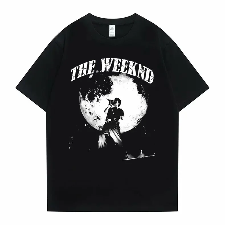 

The Weeknd Dawn FM Graphic Tshirt Unisex Summer Black Casual Oversized Tees Short Sleeves Men Women Vintage Hip Hop Rock T Shirt