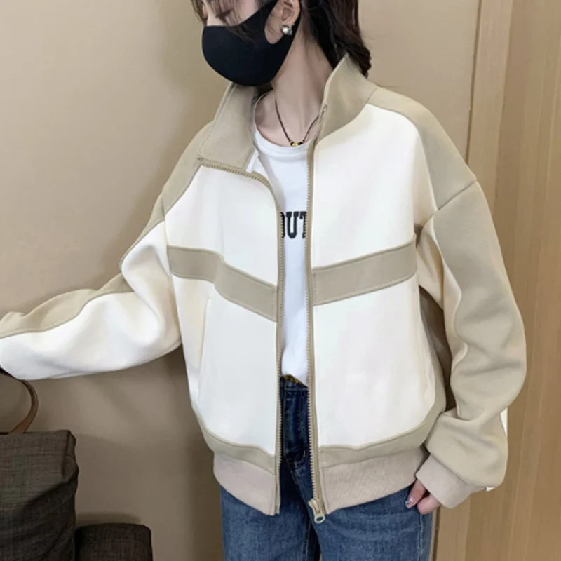 

Sandro Rivers Short Baseball Jacket Women's New Spring 2024 Burst of High-end Feeling Small European Casual Fashion Jacket