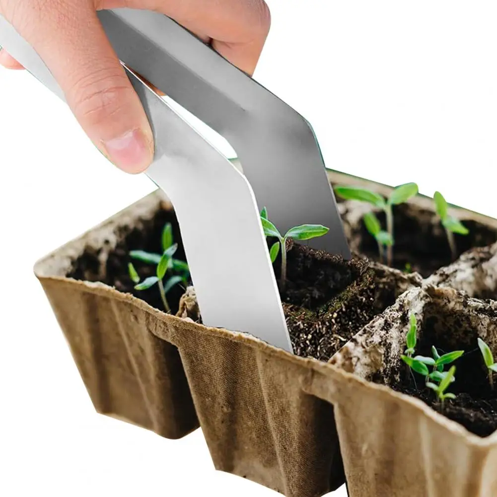 

Seedling Transplant Tongs Metal Rustproof Smooth Handle Widely Used Gardening Plants Transplant Pliers Garden Supplies