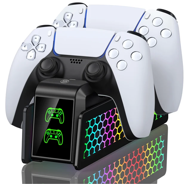 Bee's Nest For PS5/PS5 Slim/PS5 PRO BEBONCOOL FC401 Dual Fast Controller Charger For PS5 DualSense/DualSense Edge Gamepad