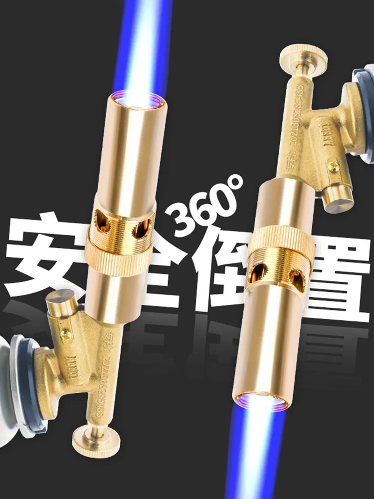 Gas Torch Welding Burner Flame Gun Blowtorch for Cooking Soldering Butane AutoIgnition