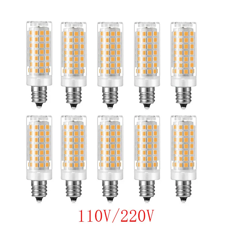 10pcs 15W E14 LED Fridge Light Bulb Refrigerator Corn bulb AC 110V 220V