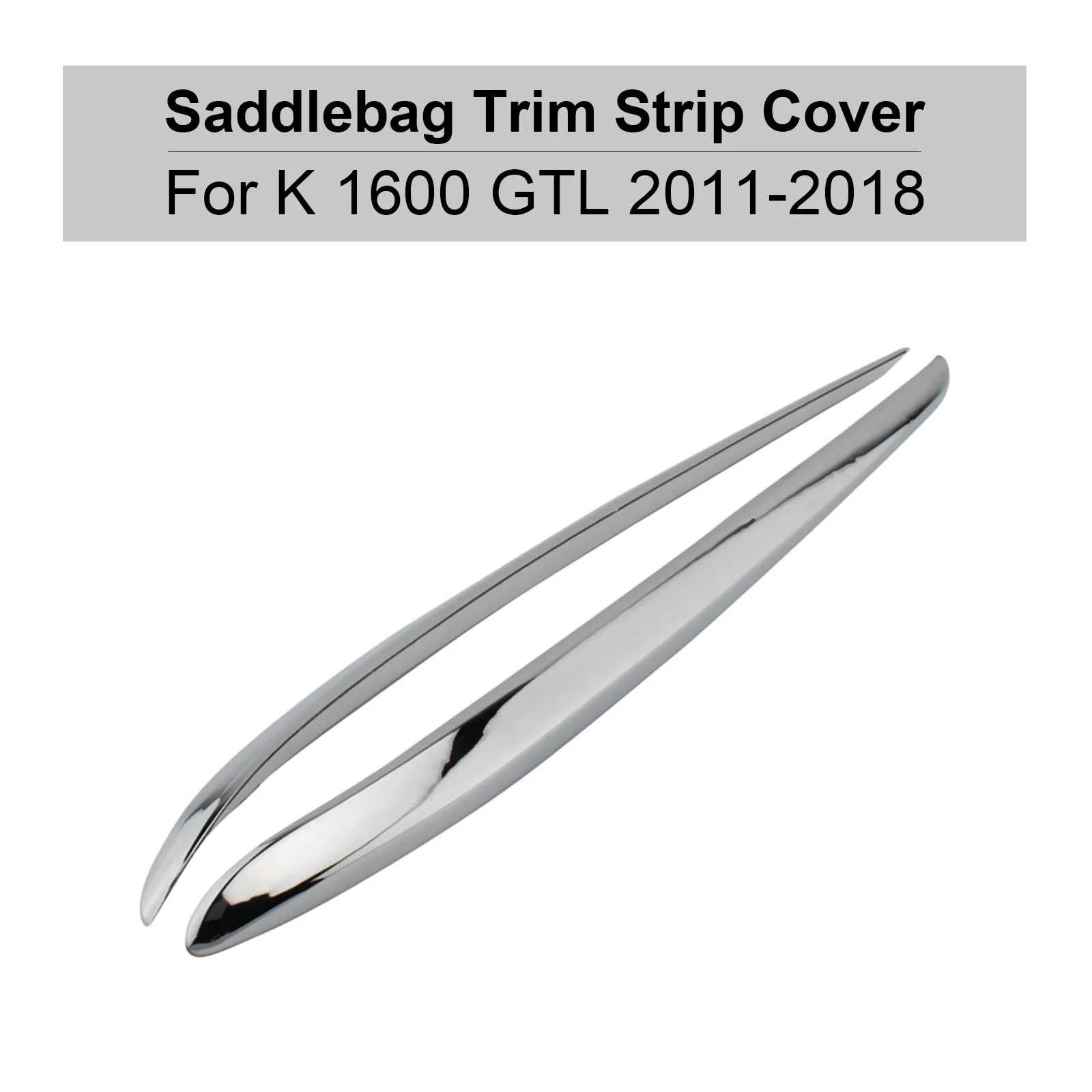 Areyourshop 크롬 사이드 패널 보관함 도금 트림 스트립, BMW K1600GTL 2011-2018 2012 2013 2014 2015 2016 2017 K 1600 GTL용