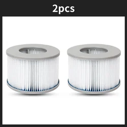 Inflatable Hot Tub Spa Water Filter Cartridge Pump Replacement Kit (2-6pcs) (2pcs)