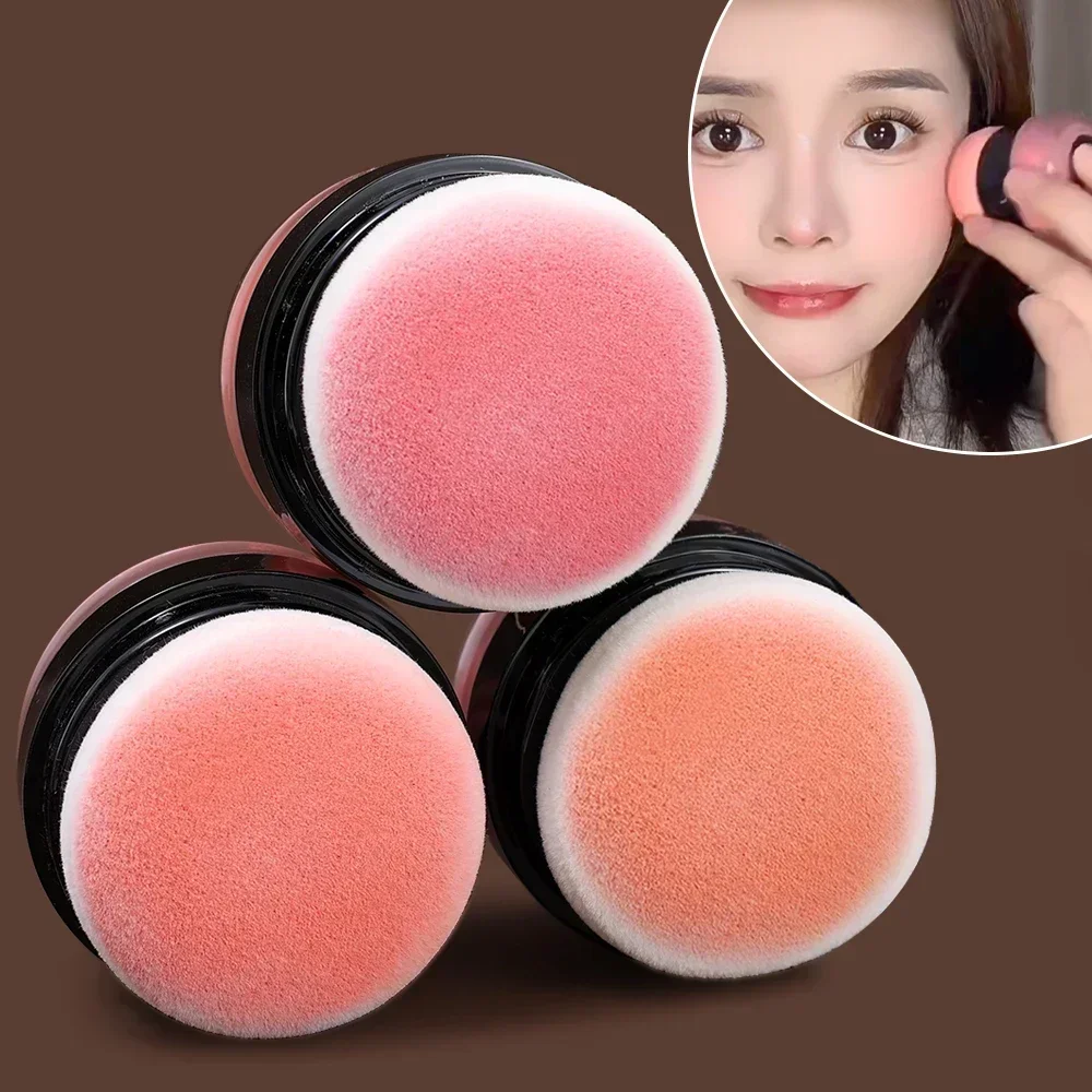 Matte Blush Mushroom Head Lazy Air Cushion Blush Waterproof Lasting Blusher Palette Cheek Contour Natural Cheek Tint Cosmetics 2