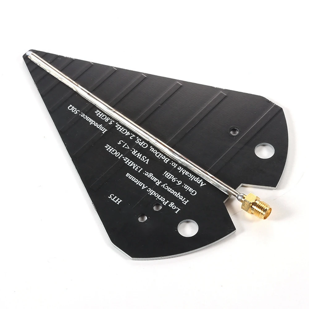 X49A-HT5 로그 주기 안테나 1.3-10Ghz 광대역 지향성 안테나 고이득 6-9Dbi 50Ω VHF UHF SHF 베이더우 GPS용