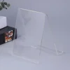 Easel Book Holder Rack Stand Literature Document Brochure Holder Clear Transparent Book Shelf Record Display Stand A5 2