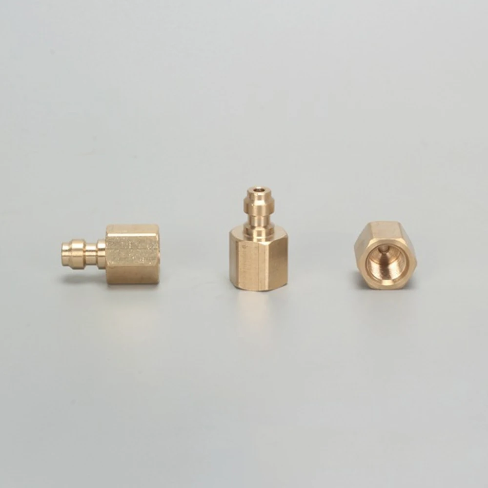 CO2 Air Filling Quick Release Coupler Adapters Plug w/ 8mm Quick Disconnect 1/8BSPP G1/8 1/8NPT M10x1 Thread Fitting Accessories