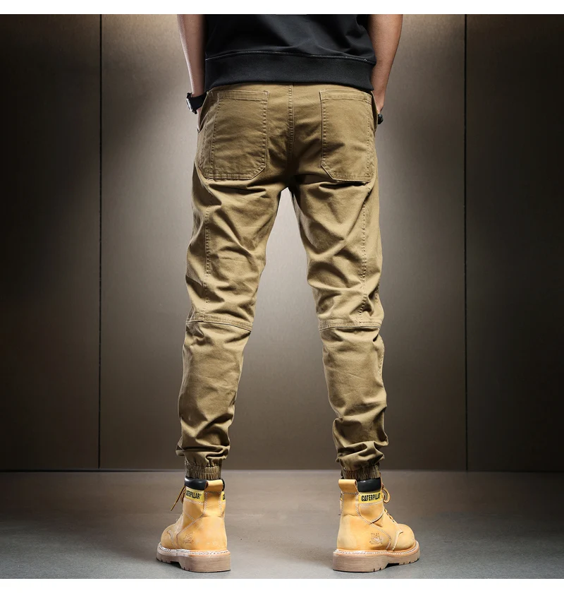 cargo pants with straps Streetwear Fashion Casual Cargo Pants Men Overalls Spliced Designer Loose Fit Trousers Hip Hop Joggers Men Leisure Baggy Pants cargo pants