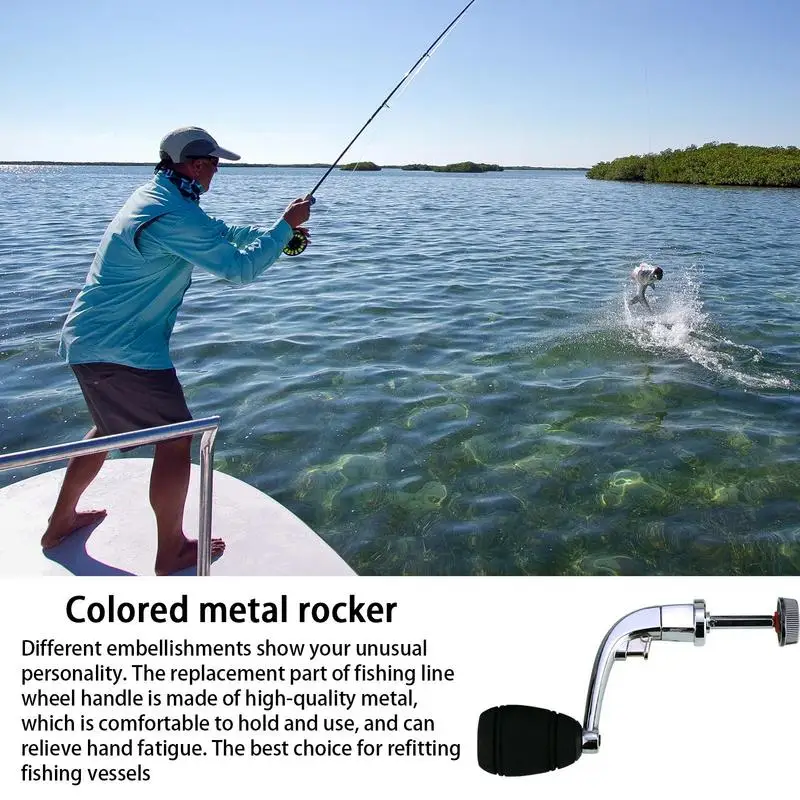 Metal Rocker Arm Spinning Reel Handle Grip For Fishing Reel