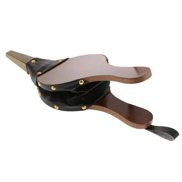 Mini Vintage Fa Kézi Kézi, Kézzel Készített Légfúvó Biztosítja A Légáramot Grillezéshez Tűzhajókhoz Otthoni Barkácsolás Kandalló Kiegészítők