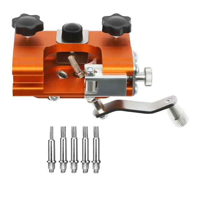 Afilador de cadena de motosierra eléctrico fácil y portátil, afilador de  jig para 4-22 , herramientas de motosierra - AliExpress