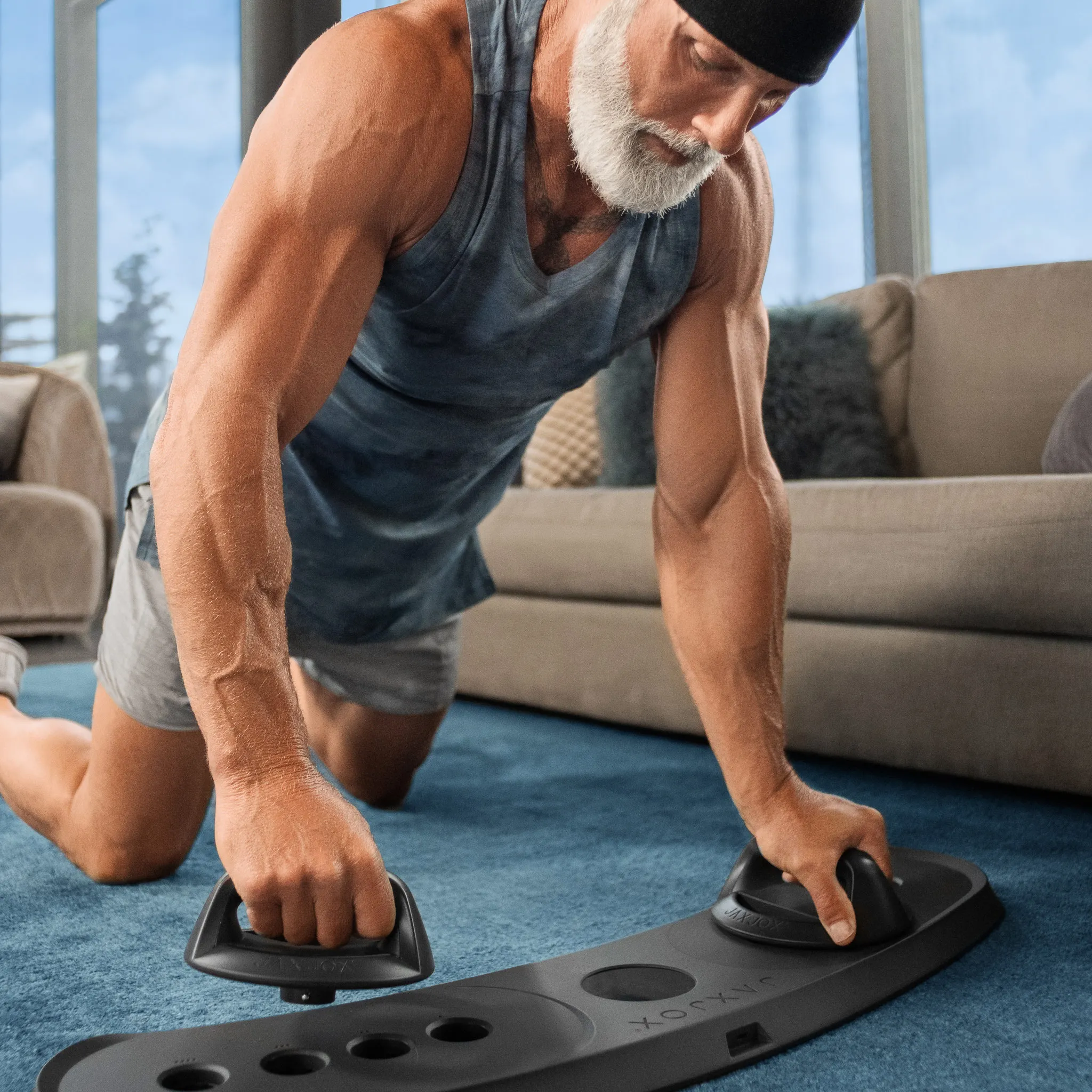 Countable Intelligent Push Up Board with Professional Training Courses APP Push-up Professional Home Workout Gym Equipment .