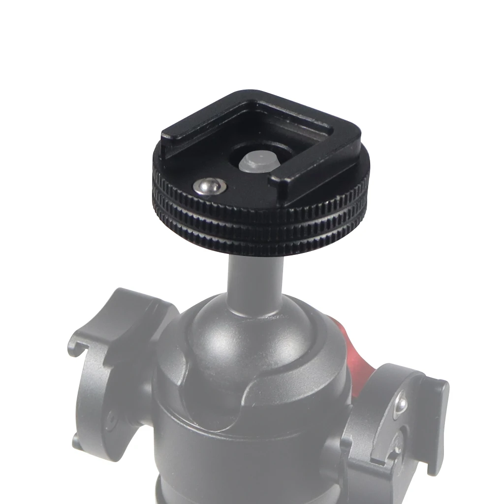 1x CNC SLR Kamera Fotografie Zubehör ColdShoe 1/4" Zoll Adapter Kaltschuh zur Taschenlampenhalterung Mini Gimbals Halterung Unterstützung – Detail 25