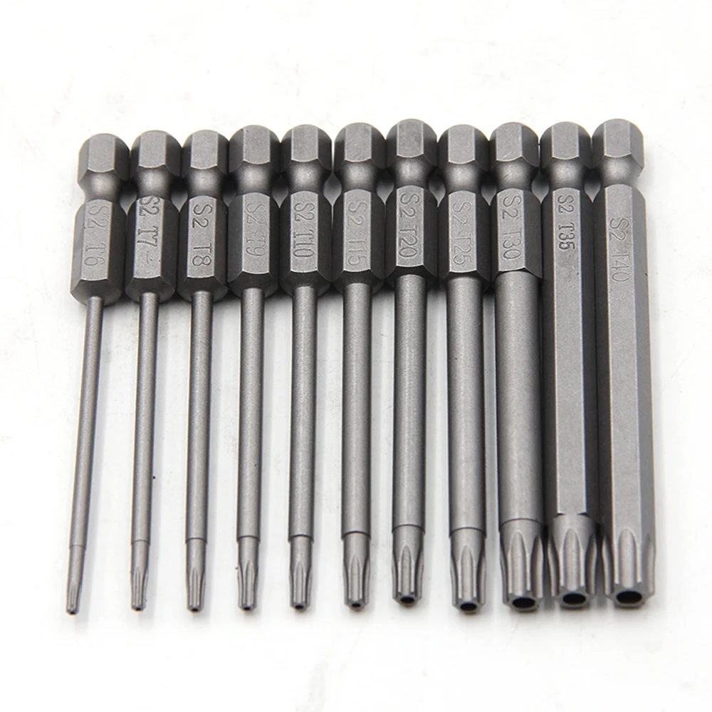 Hollow Plum Blossom S2 Screwdriver Set with Hexagonal Handle