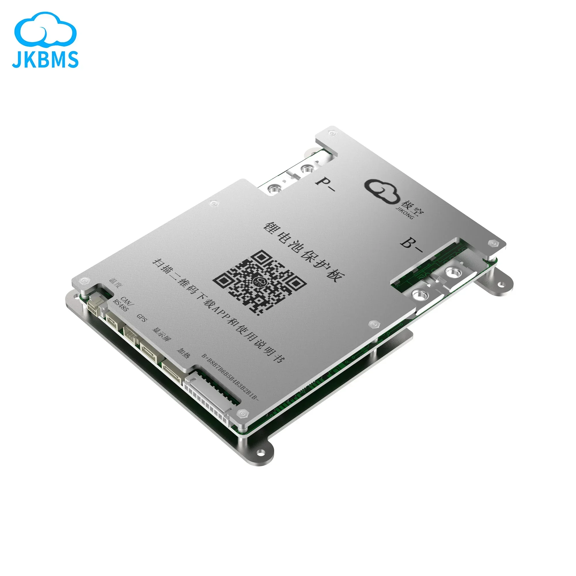 JKBMS B1A8S10P HEAT CANBUS Smart BMS 4S 5S 6S 7S 8S 12V 24V BATTERIE 1A Active BALANCE Bms Lifepo4 Li-ion LTO Built in Bluetooth