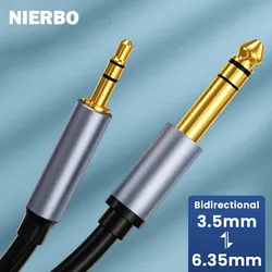 Premium TRS Bidirectional Stereo Audio Cable Jack, 4FT - 3M (10ft)