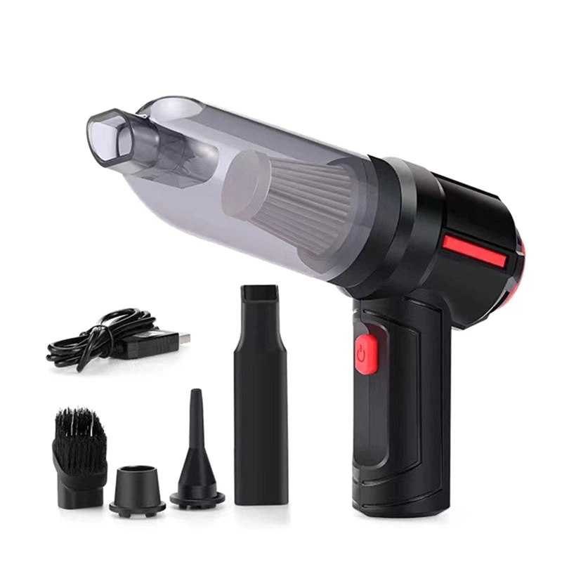 

9000Pa Mini Portable Accessories High Home Car 3 in 1Powerful Auto Car Suction Wireless Power Cordless Handheld Vacuum Cleaner
