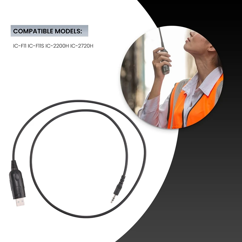 3.5Mm USB Programming Cable OPC-478U ICOM IC-F11 IC-F11S IC-2200H IC-2720H