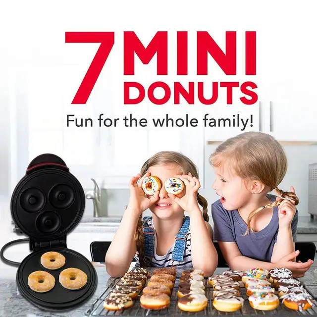 2x Kitchen Donut Bagel Maker Machine DIY Pastry Baked Goods