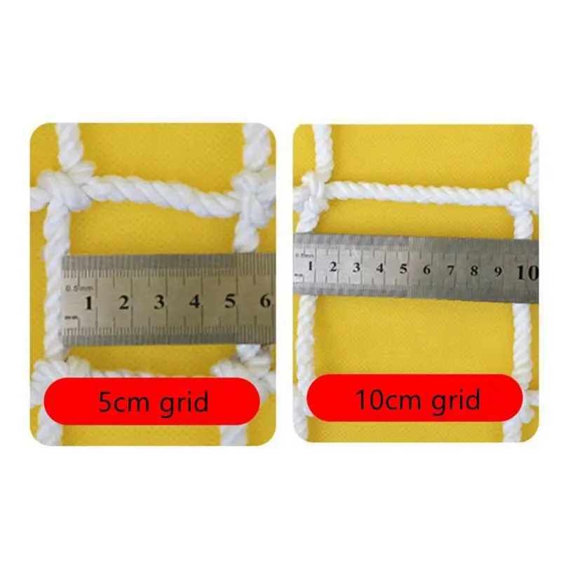 5cm Grid Children Safety Net Protection Building Rope Against Falling Net Baby Cat Dog Soft Nylon Safe Fence Netting
