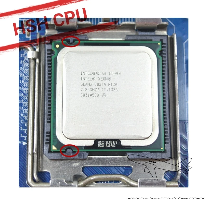 Il Processore Cpu Quad-Core Xeon E5440 2.83Ghz 12Mb Usato Funziona Sulla Scheda Madre Lga 775