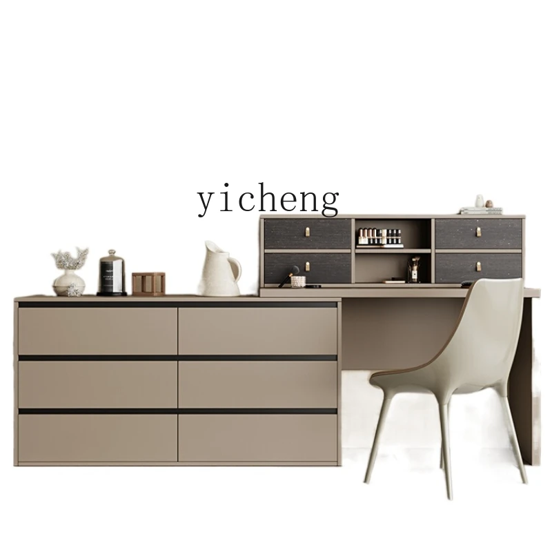 

XL Simple Dresser Desk Integrated Master Bedroom Tailstock Storage Cabinet Dresser Chest of Drawers