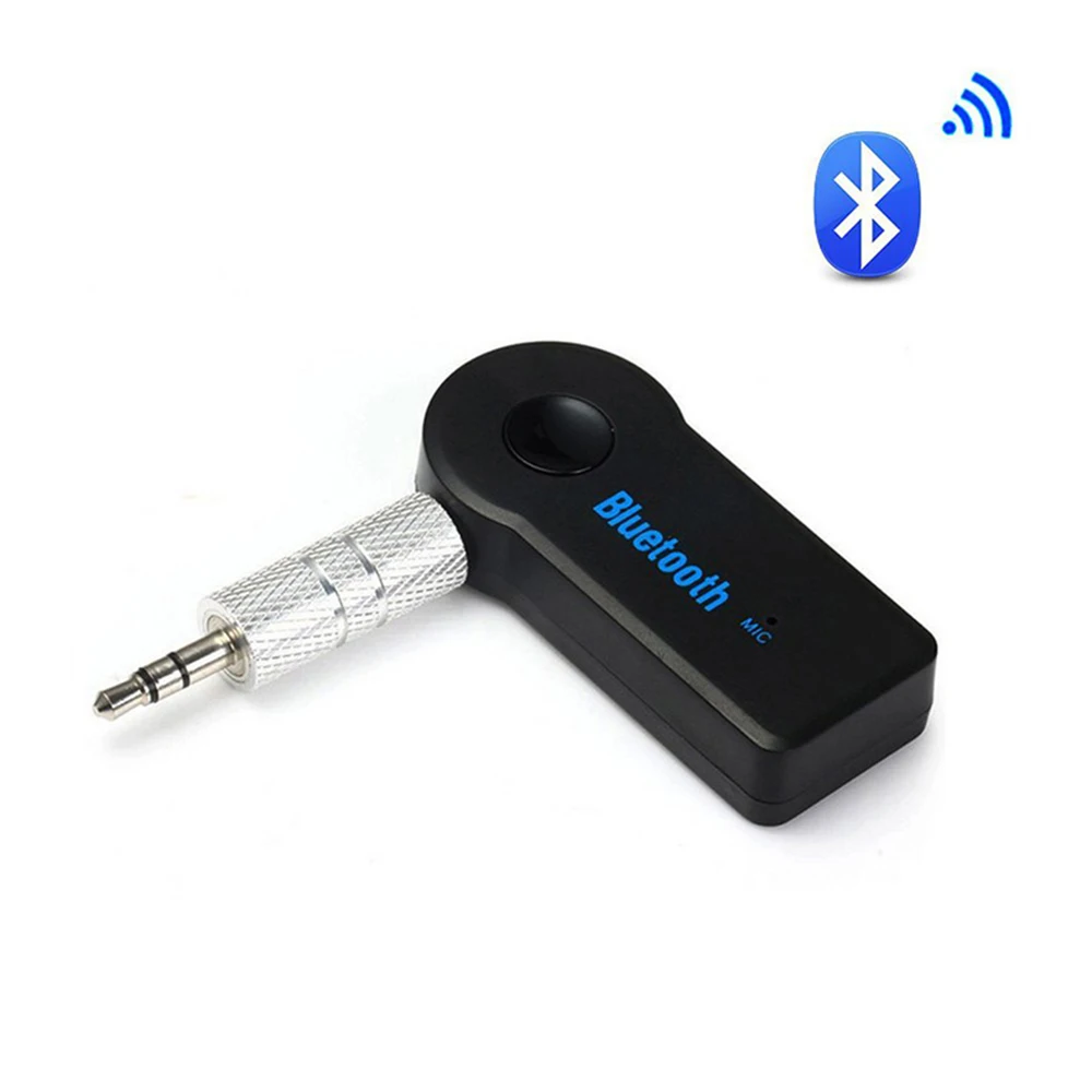 Adattatore Compatibile Con Bluetooth Aux Per Auto Altoparlante Ricevitore Jack Da 3.5Mm Kit Vivavoce Per Auto Kit Audio Trasmettitore Musicale Per Not
