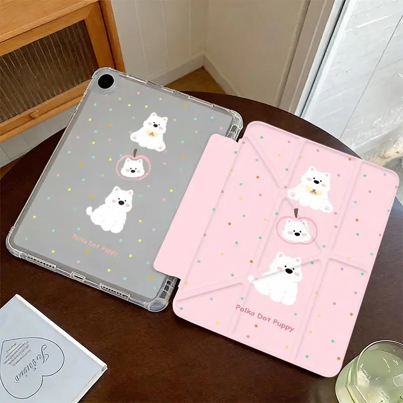 Tri-Fold Tablet Case with Pencil Holder