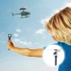 Pull String Helicopter Toy Creative Funny Copter Toy Educational Gift Toy for Children Kids (Random Color) 2