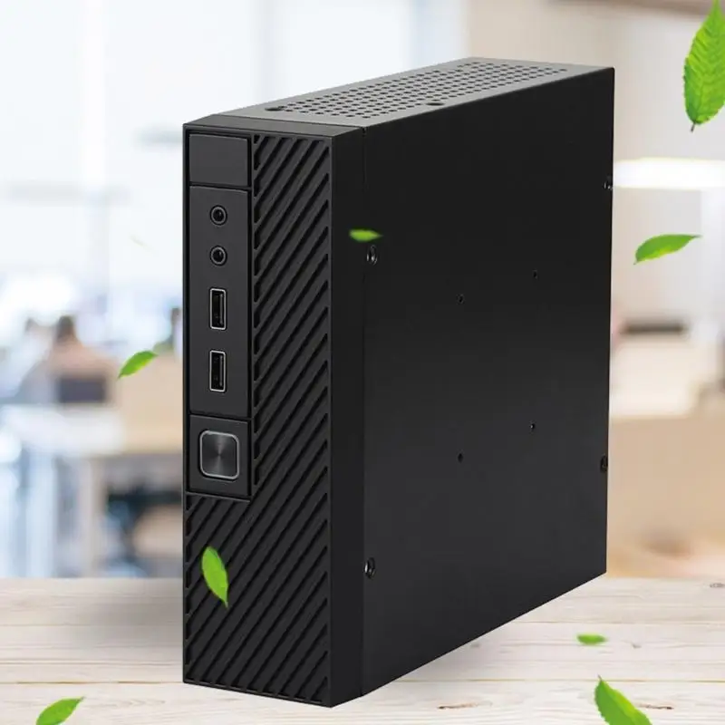 Industrial Control Case M06 Mini Desktop Case Practical ITX Computer With Hanging Bracket / Foot Stands