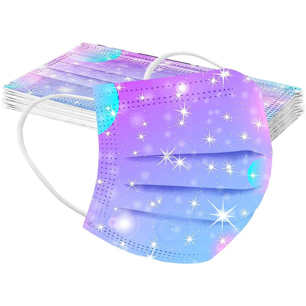 50 Masques Enfants Jetables Imprimés Type IIR - Lot de 50