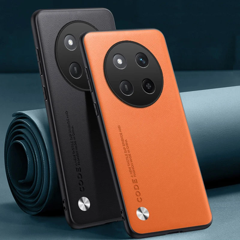 Luxury PU Leather Full Protection Phone Case - Premium Back Cover with Silicone Lining