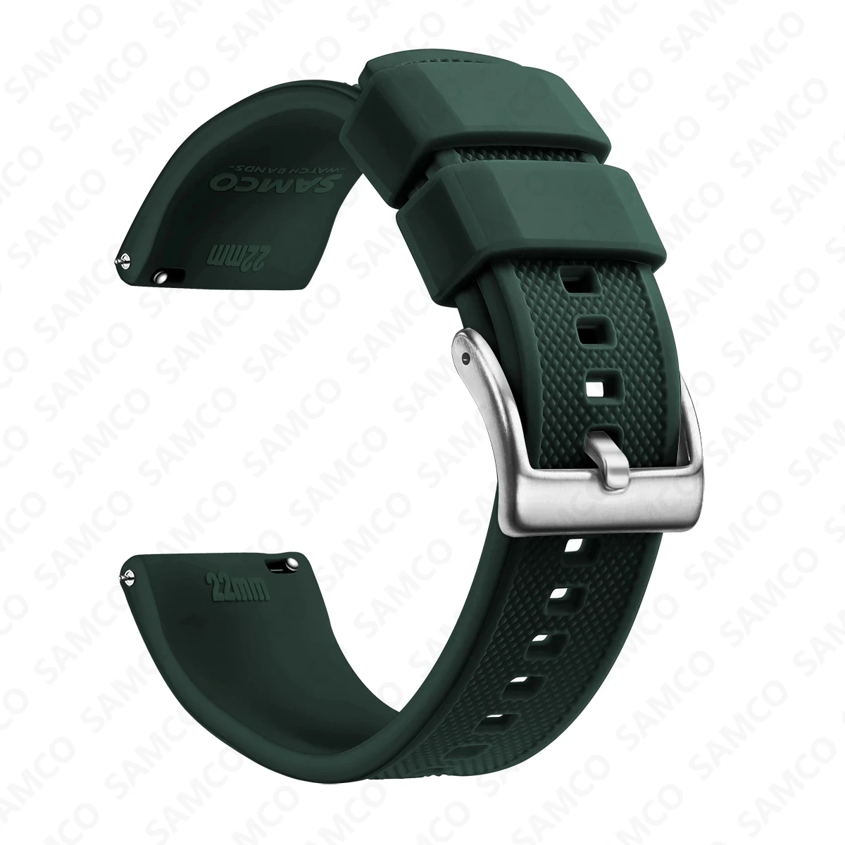 Enhanced Quick Release Silicone Watch Strap - Premium Rubber Band Replacement