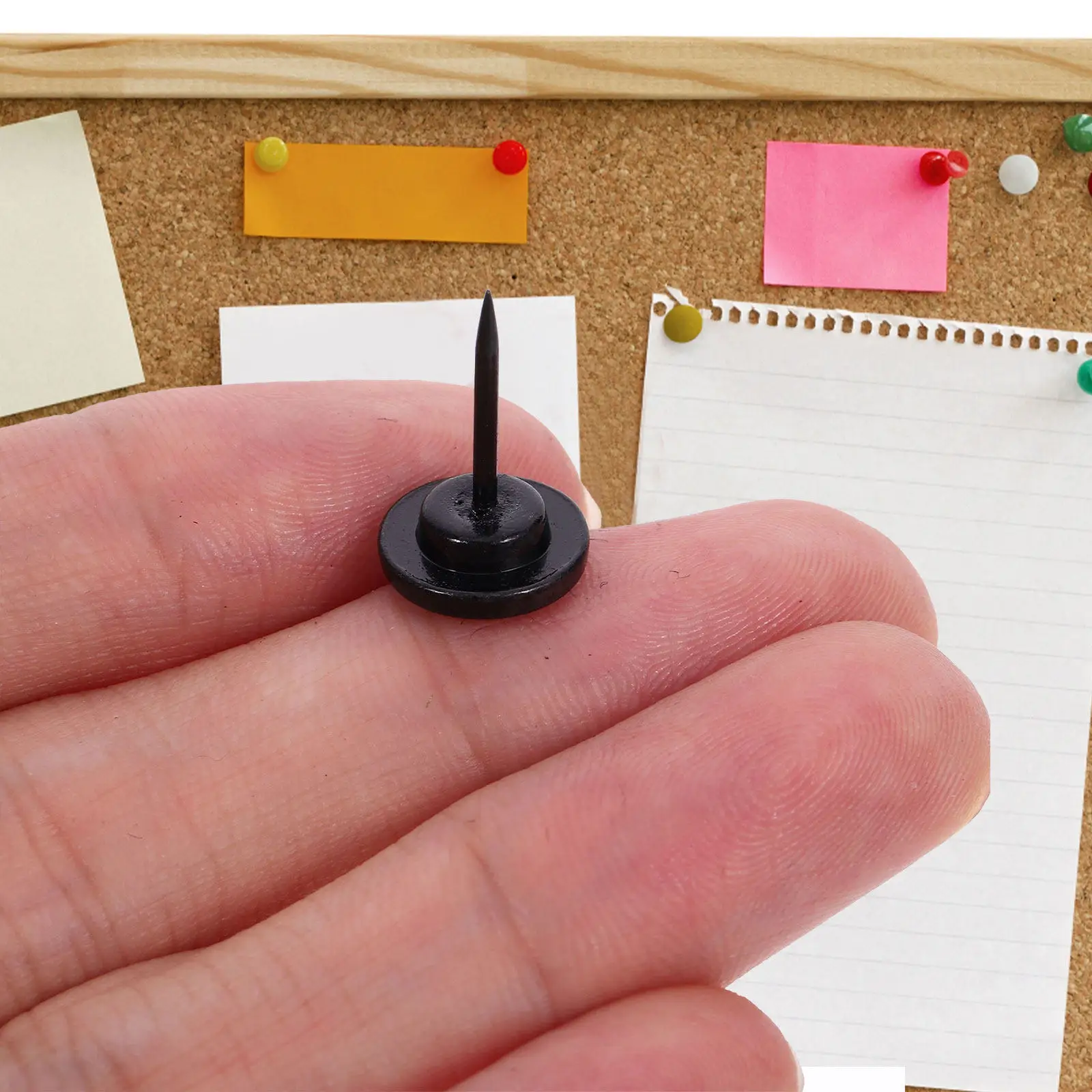 30개 벽걸이용 금속 푸시핀, 사무실 코르크보드 사진 걸이용 소형 푸시핀 훅, 메시지 보드 용품