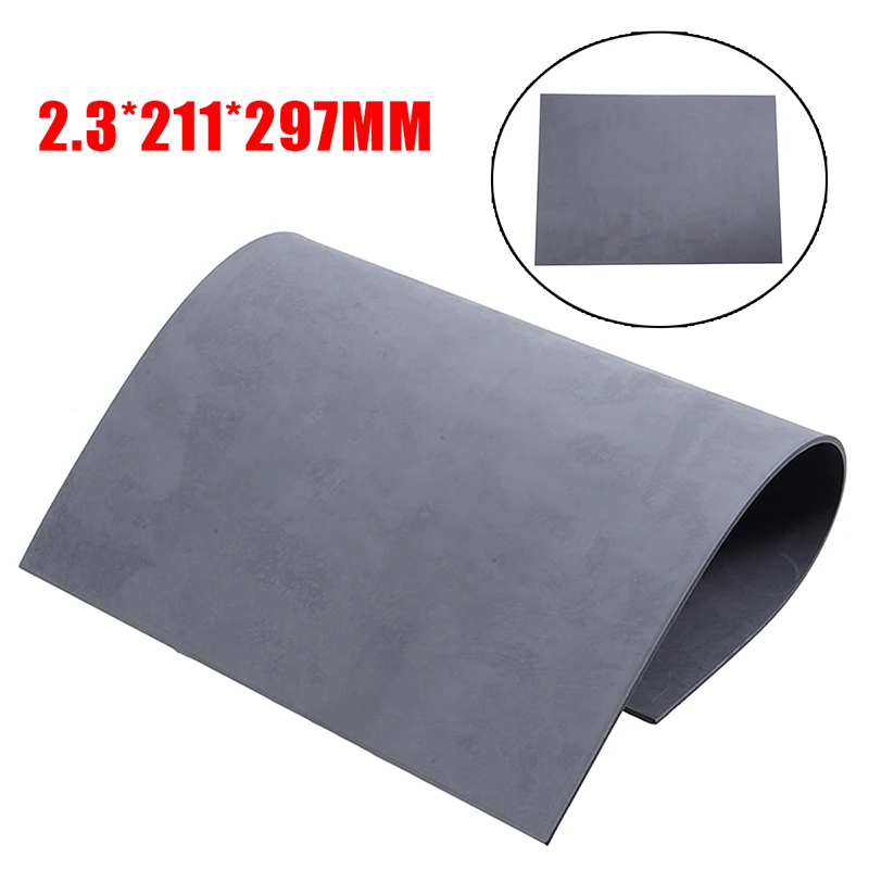 1pc Laser Rubber Sheet Engraving Sealer Stamp Gray Laser Rubber Sheet