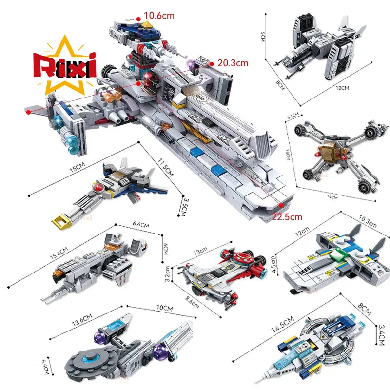 Space Wars Movie The Rebellion Starfighters Tantive-iv Fighter Ucs  Dreadnought Destroyer Spaceship Building Blocks Set Toys Gitf - Stacking  Blocks - AliExpress