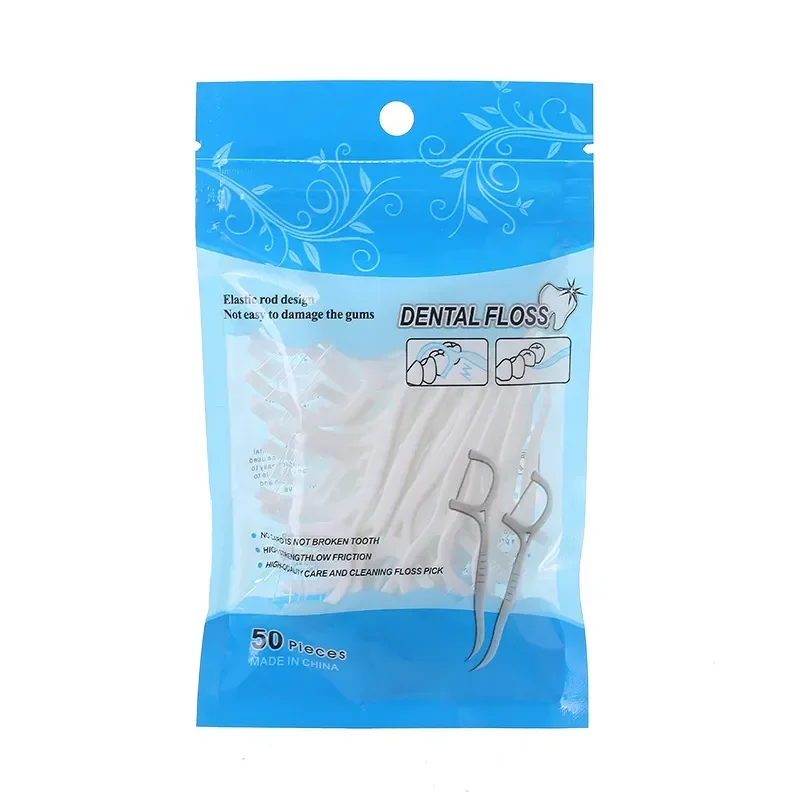 Dental Floss Stick Dental Floss Sticks Dental Floss 50/100pcs
