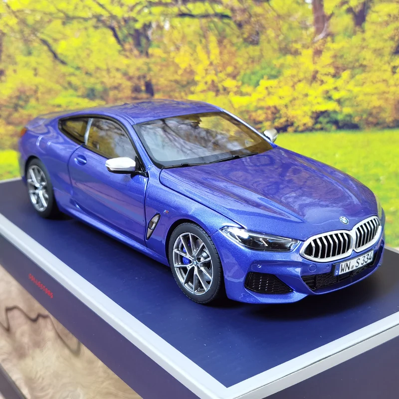 BMW M850i 2019 Blue metallic 1:18