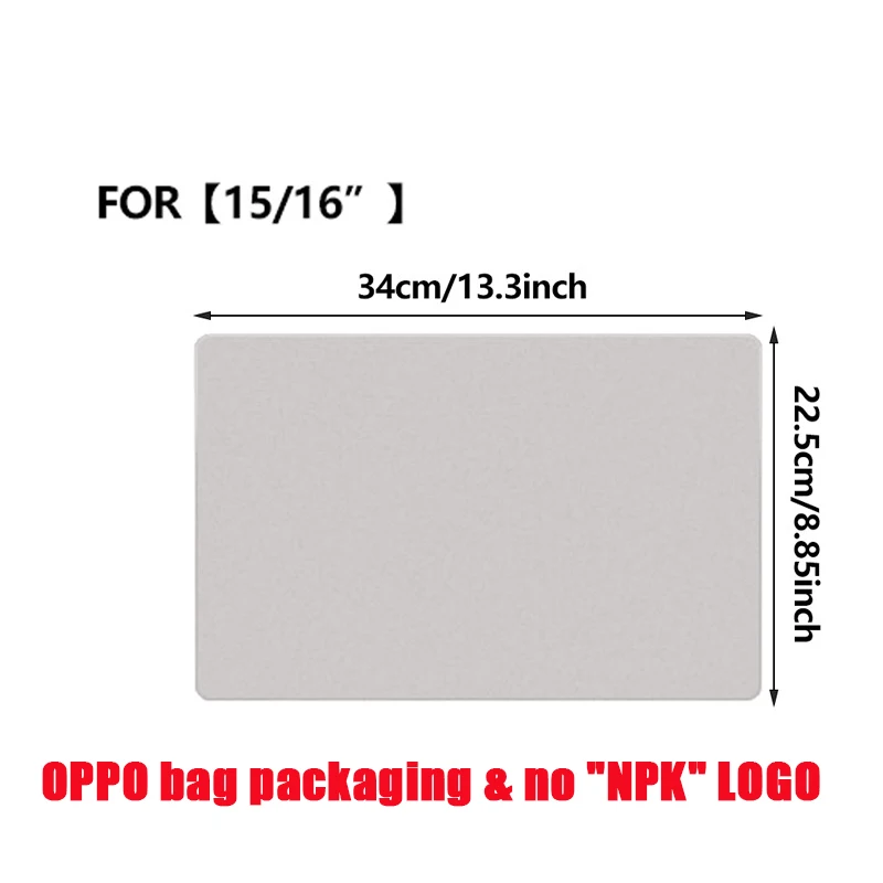 Scherm Toetsenbord Bescherming Microfiber Stofdichte Reinigingsdoeken voor MacBooks 13/15/16 , Microfiber Doek, Lichtgrijs (13 inch