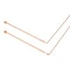 2Pcs 99.9% Copper Dowsing Rods Metal Detector For Hunting Divining Water Treasure Finding Divining Rods 3