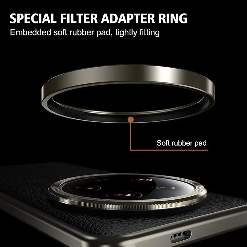 Silver Lens Protective Cover For xiaomi 14 Ultra Photography Set Phone Case Camera lens cap camera protection cap camera lens cover camera cover