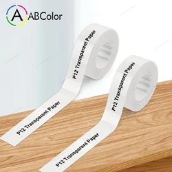 Compact Inkless Thermal Label Printer with Auto - Cut and Self - Adhesive Sticker Capability (2PK Transparent)