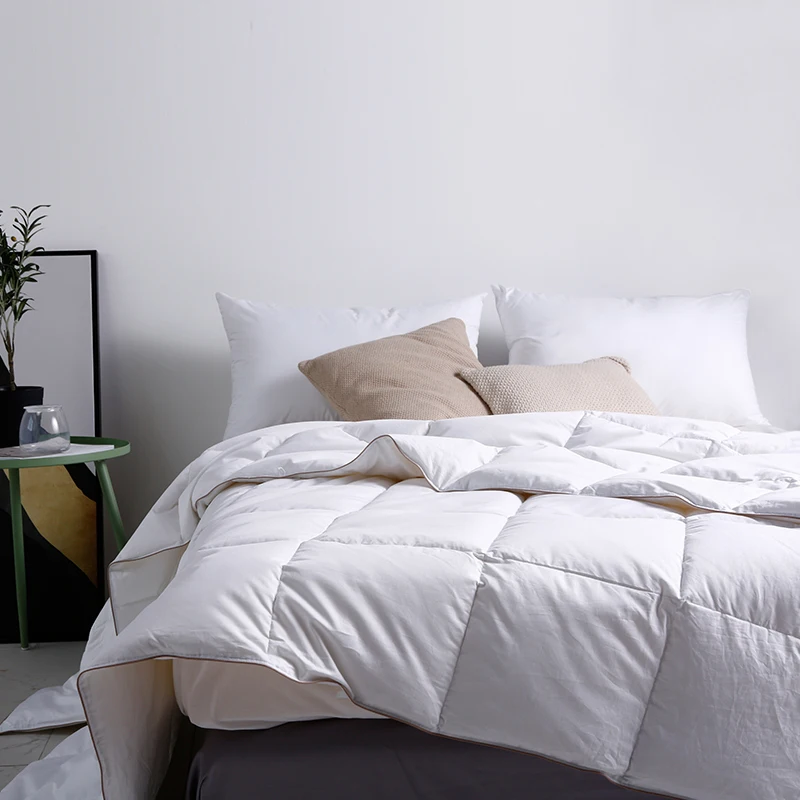 

Duvet Summer Cool Quilt 95 White Goose Down Hotel Pure Cotton Summer Quilt Air Conditioning Quilt Core Comfortable Comforters
